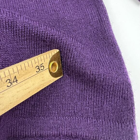 Vintage Pendleton Purple Embroidered 100% Wool Cardigan Women’s Small - Picture 9 of 11